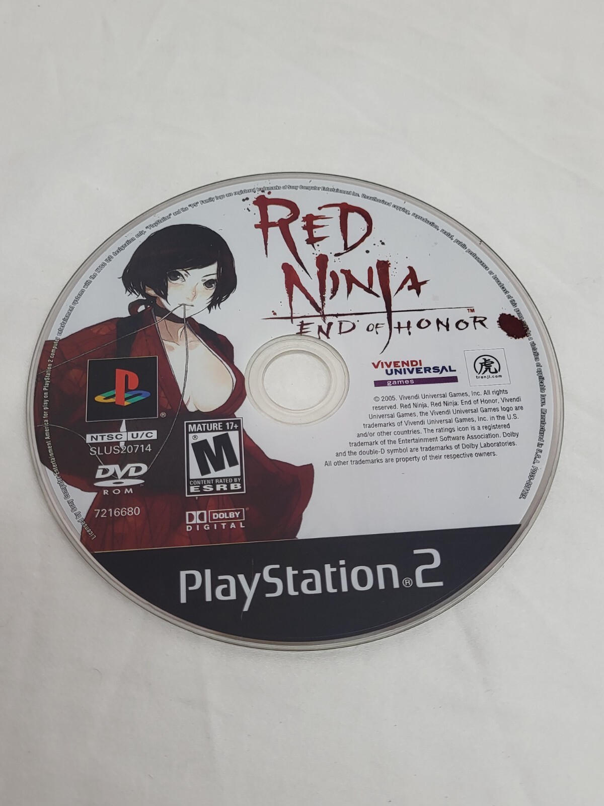 RED NINJA END OF HONOUR