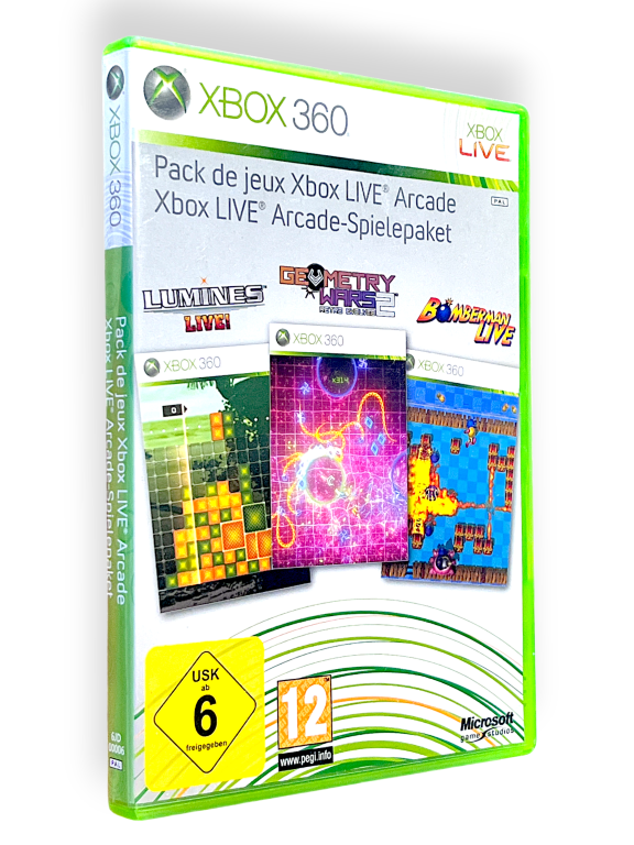 XBOX LIVE ARCADE LUMINES-GEOMETRY-BOMBERMAN