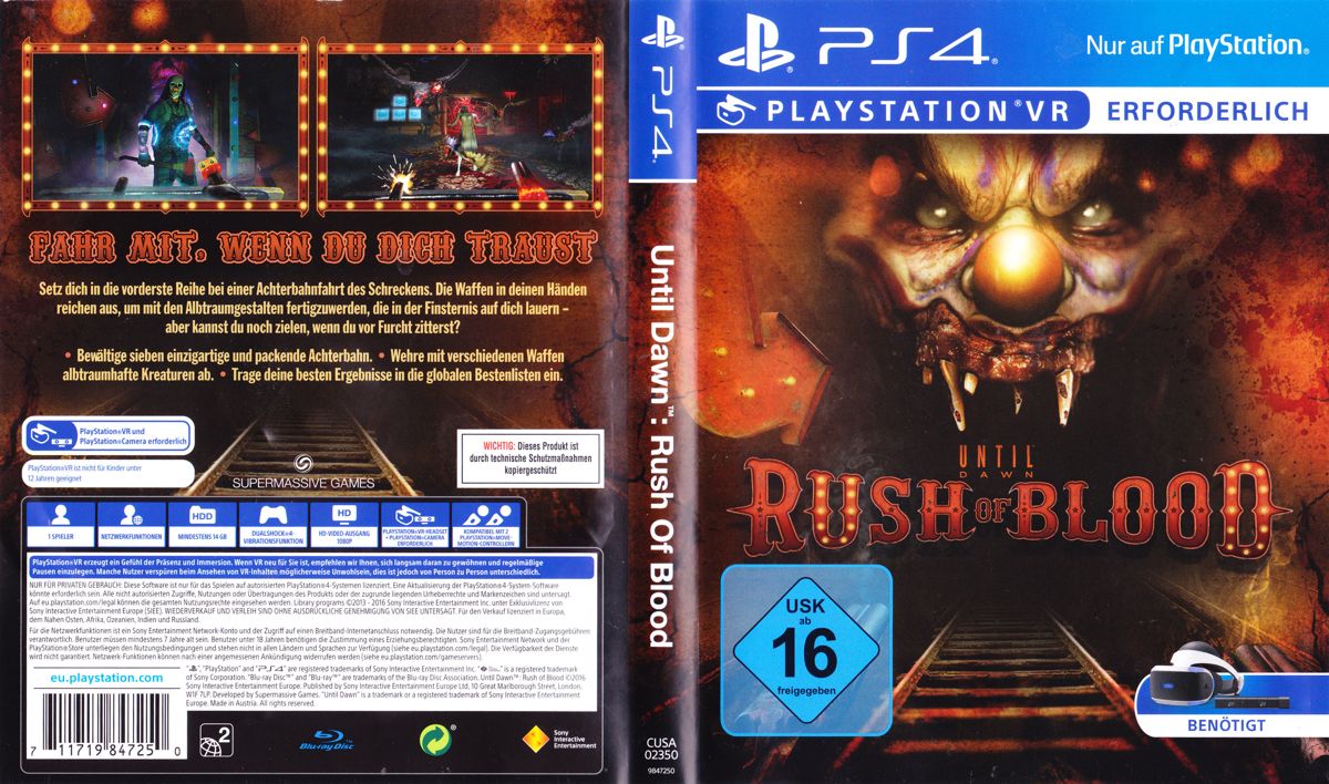 UNTIL DAWN RUSH OF BLOOD