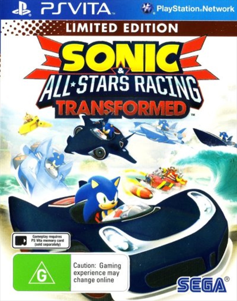SONIC ALL STARS RACING TRANSFORMED