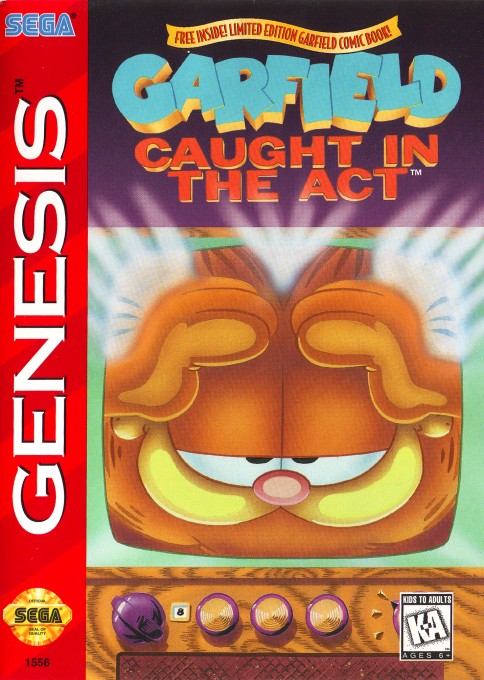 GARFIELD CAUGHT IN THE ACT