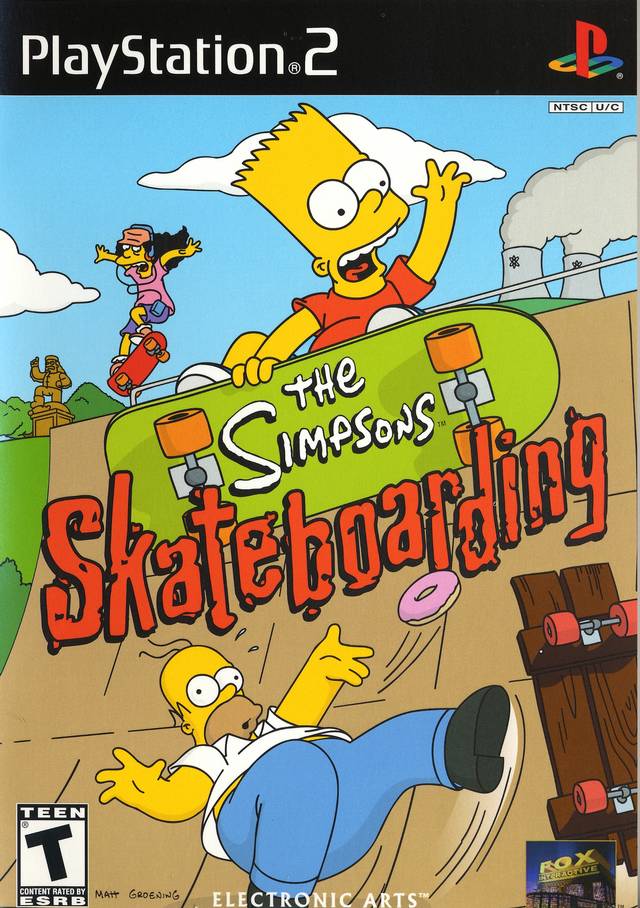 THE SIMPSONS SKATEBOARDING
